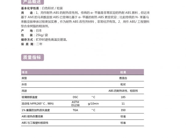 苯乙烯-N-苯基馬來酰亞胺共聚物(MS-NIP)
